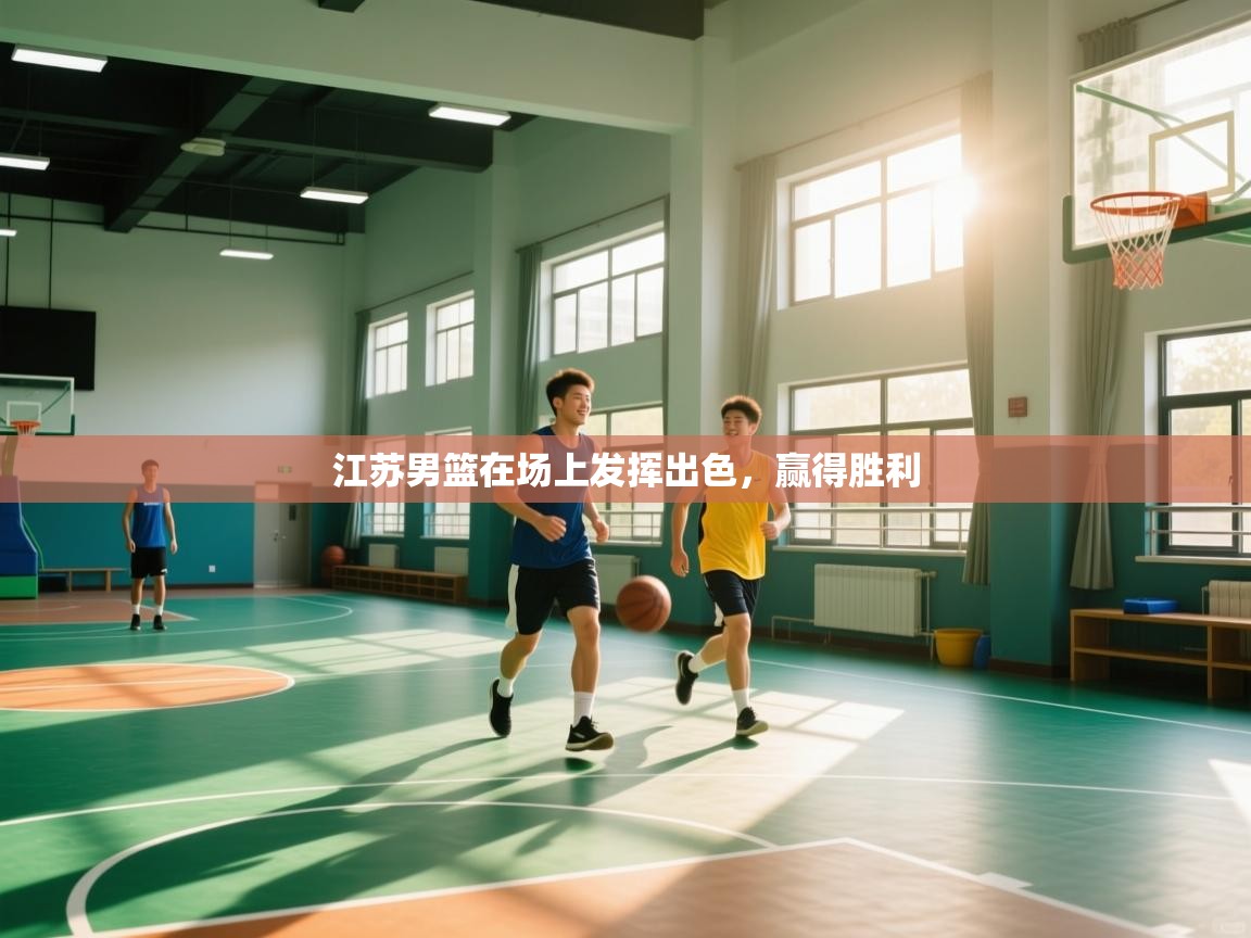 江苏男篮在场上发挥出色，赢得胜利  第2张