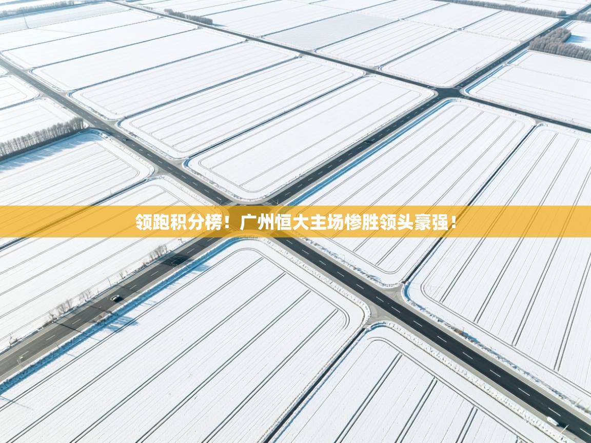 领跑积分榜！广州恒大主场惨胜领头豪强！  第1张